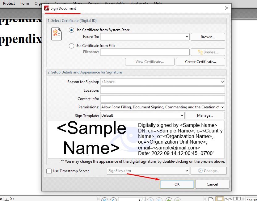 PDF-XChange Co Ltd :: Knowledge Base :: How do I create invisible digital  certificates in PDF-XChange Editor?