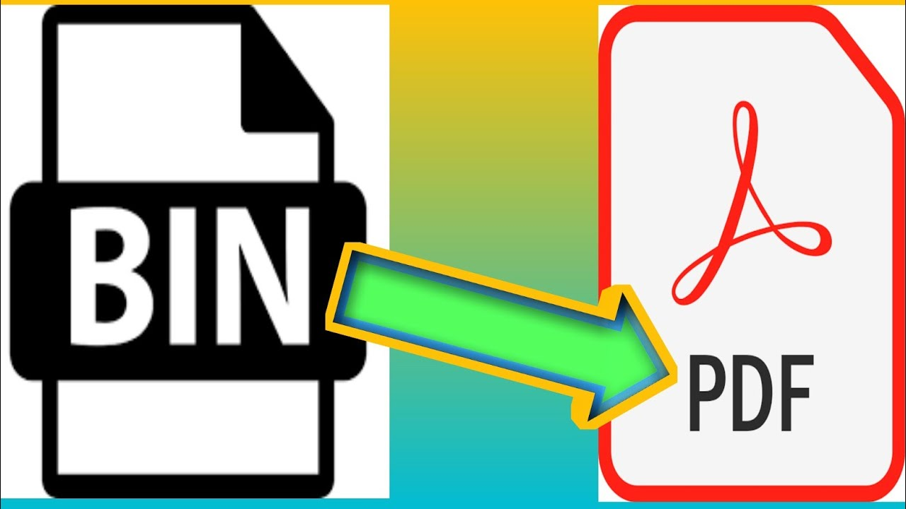 How to Convert BIN File to PDF (2024 Update By Steps)