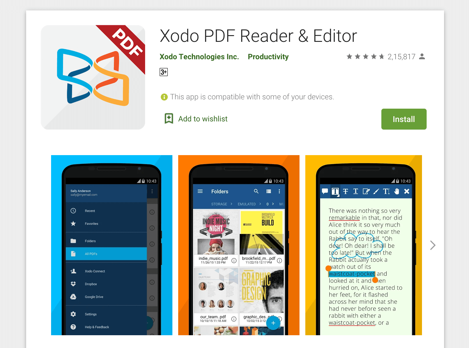 best free pdf reader android no ads