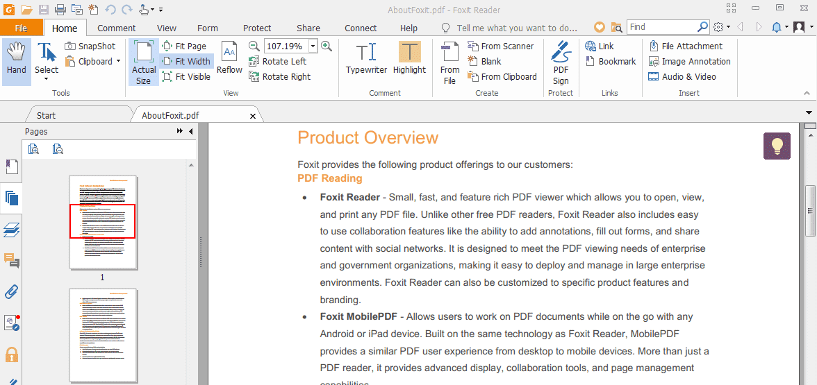 foxit vs adobe