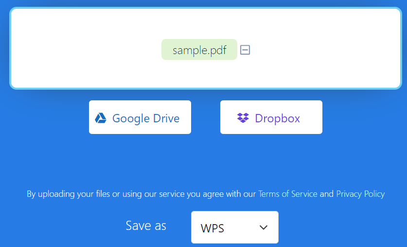 How to Convert PDF to WPS Online? WPS PDF Blog